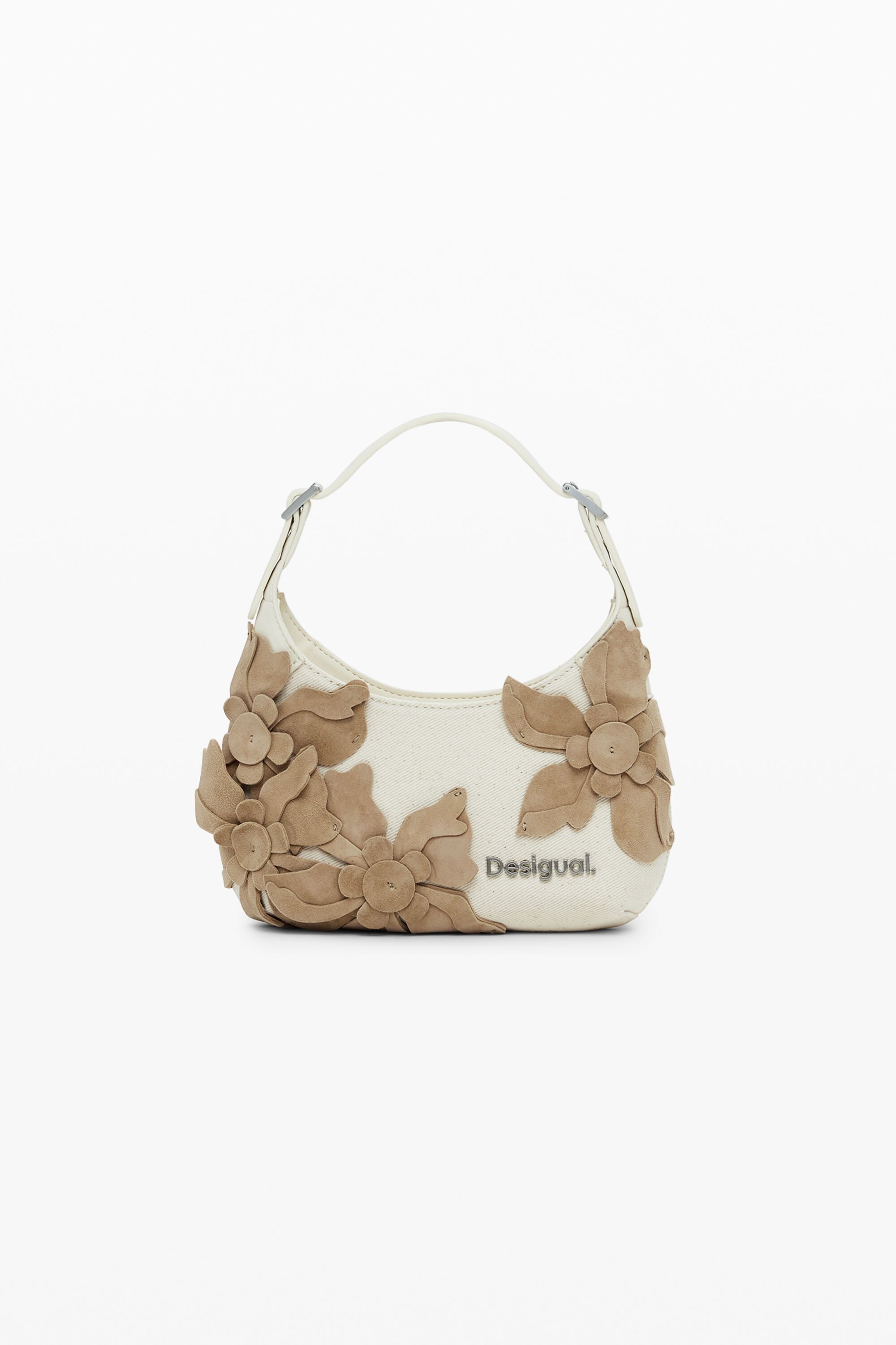 Bolso Desigual con Apliques de Flores