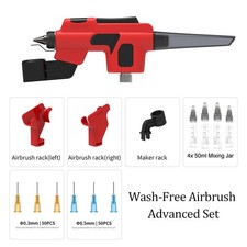 Aerógrafo DSPIAE PT-AB con estante y aguja de 0.3 mm/0.5 mm