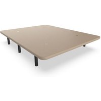 Base Tapizada 150x190 cm de acero con patas de 25 cm y 5 barras transversales, tejido 3D, fabricada en España Nalui