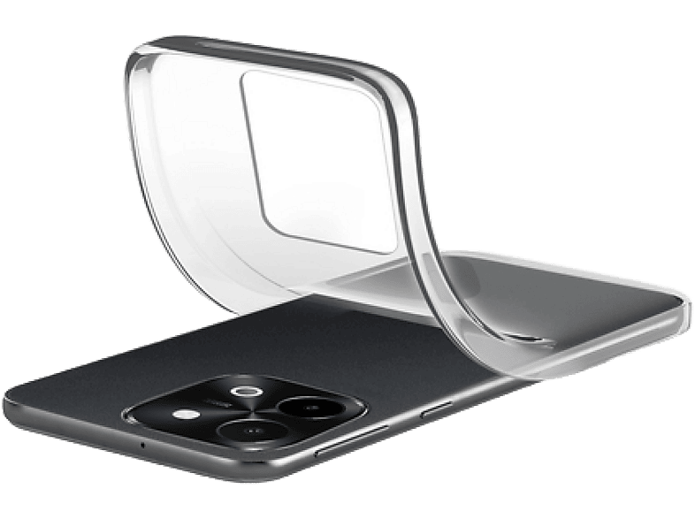 Funda CellularLine SOFTVIVOY28T para VIVO Y28 Transparente