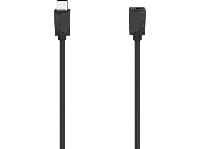 Cable USB-C Hama Macho Hembra 0.5m