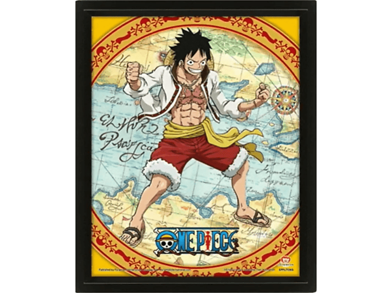 Póster 3D - One Piece Monkey D Luffy