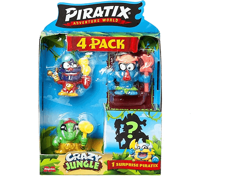 Juego Magicbox Piratix Crazy Jungle 4 Pack