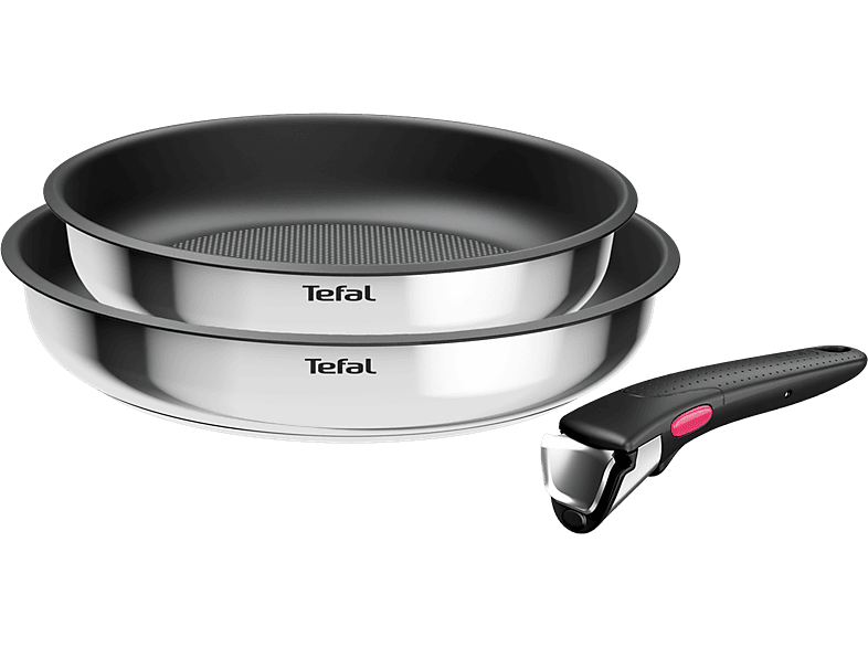 Set de 2 sartenes Tefal Ingenio 22/26 cm Acero Inoxidable