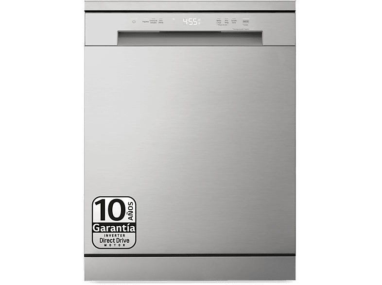Lavavajillas LG DF142FV 14 servicios Inox QuadWash Inverter Direct Drive