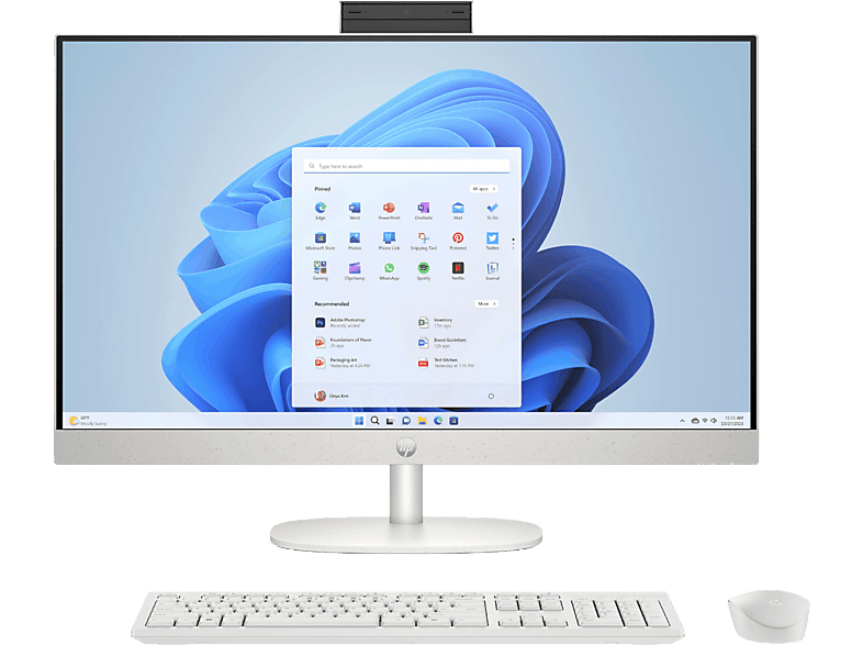All in one HP 24-cr0111ns, 23.8" Full-HD, Intel® Core™ i5-1335U, 16 GB RAM, 512 SSD, Windows 11 Home