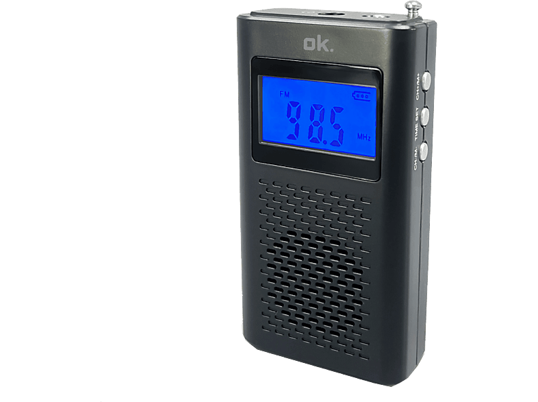 Radio portátil OK ORF 130 FM con LCD y Reloj Integrado Radio portátil OK ORF 130 FM con LCD y Reloj Integrado