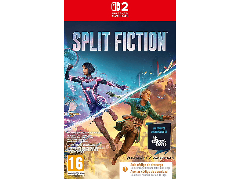 Nintendo Switch 2: Split Fiction - Código de Descarga Nintendo Switch 2: Split Fiction - Código de Descarga