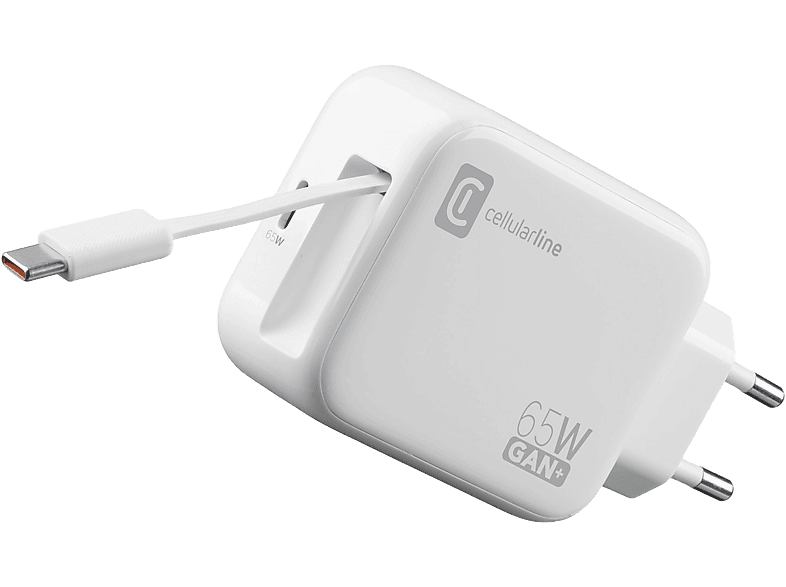 Cargador móvil CellularLine ROLL 65W Tipo C