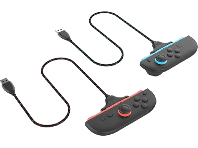 Cable de Carga Ardistel BlackFire Twin Pack para Nintendo Switch, 2 unidades, 3 metros