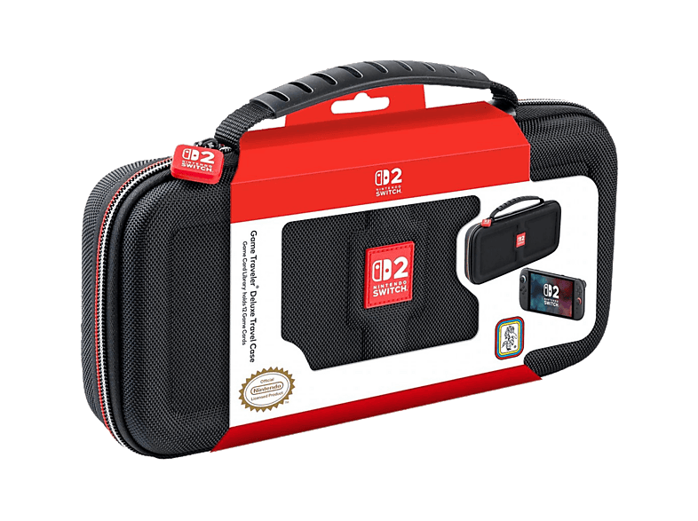 Funda Ardistel Game Traveler Deluxe para Nintendo Switch, Switch OLED y Switch 2 - Capacidad para 2 juegos