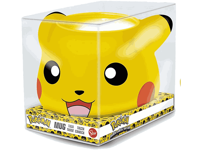 Taza de Cerámica 3D Pokémon Pikachu 500 ml