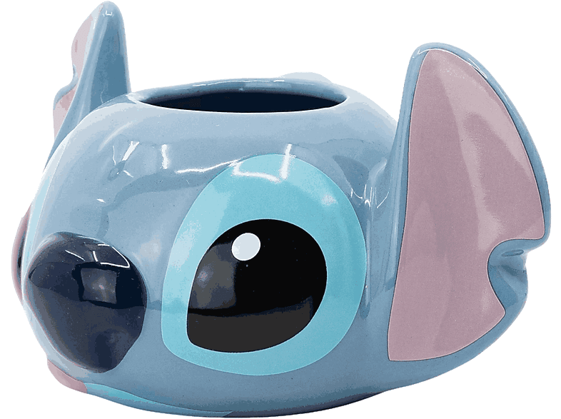 Taza de Cerámica de 375 ml - Stitch, Lilo & 3D