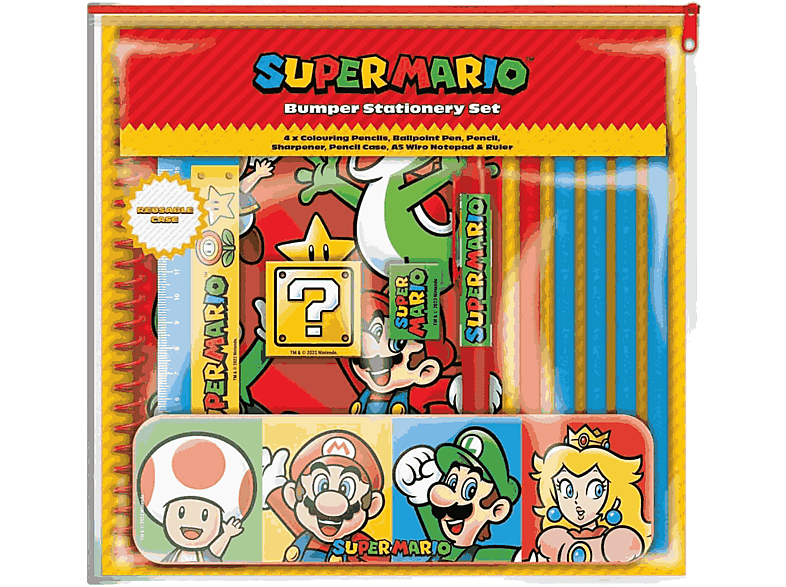 Pack Papelería Super Mario Pack Papelería Super Mario
