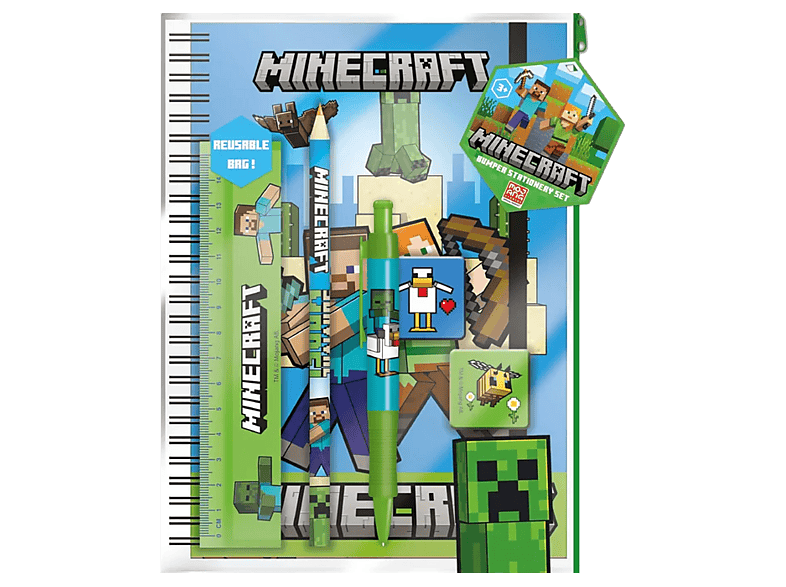 Pack de Papelería Sherwood Minecraft A5