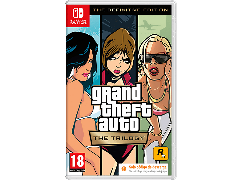Nintendo Switch: Grand Theft Auto The Trilogy "Edición Definitiva" (Código de descarga)