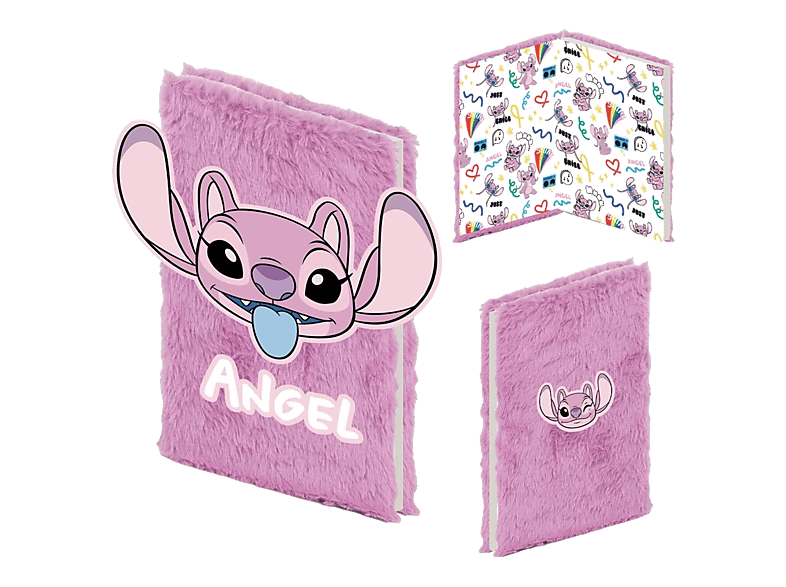 Libreta A5 "Sherwood Lilo & Stitch" Tapa Dura Peluche Ángel