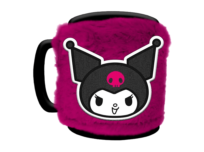 Taza de Cerámica Sherwood Kuromi Peluche 440 ml