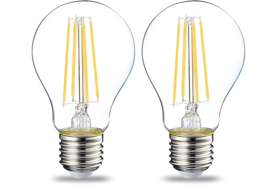 Amazon Basics Bombilla LED E27 7W Pack de 2