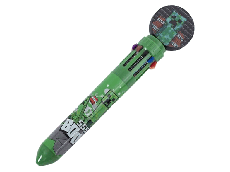 Bolígrafo de Gel Minecraft, 10 Colores