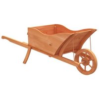 Macetero con forma de carretilla de madera de abeto CFW4622680
