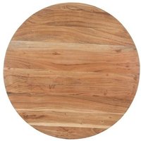 Mesa de Comedor Rectangular de Madera Maciza de Acacia - 80 cm