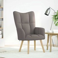 Sillón de Salón de Tela Gris Taupe Cfw969565