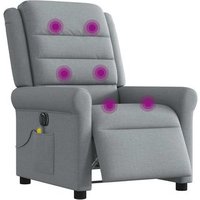 Sillón reclinable eléctrico de masaje con tela