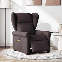 Sillón reclinable de masaje eléctrico de tela