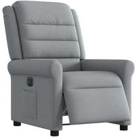 Sillón reclinable eléctrico de tela
