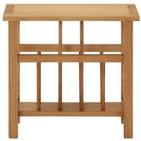 Mesa Revistero Madera Roble 45x27x42 Cm