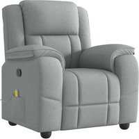 Sillón reclinable de masaje de tela