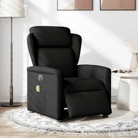 Sillón Reclinable Eléctrico con Masaje de Tela