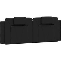 Cabecero de Cama 140 cm Acolchado Cuero Sintético Cfw319903