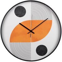 Reloj de Pared Metal Negro 60x4,5x60 Cm