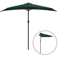 Sombrilla Semicircular para Balcón Vidaxl 270x144cm