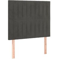 Pack 2 Cabeceros de Cama - Panel de Cabeceras de Terciopelo 80x5x78/88 cm (CFW618775)