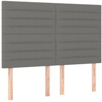 Pack Mueble de Cama Cabecero Gris Oscuro
