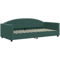 Sofá Cama Terciopelo Verde Oscuro 90x200 Cm Cfw97893