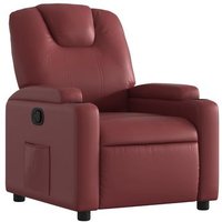 Sillón Reclinable de Cuero Sintético