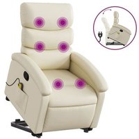 Sillón Reclinable De Masaje y Salón en Cuero Artificial