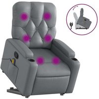 Sillón Reclinable De Masaje Cuero Artificial