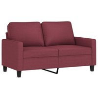 Sofá de 2 plazas de salón de tela, 120 cm