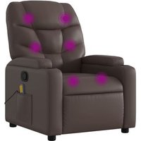Sillón De Masaje Reclinable De Cuero Sintético