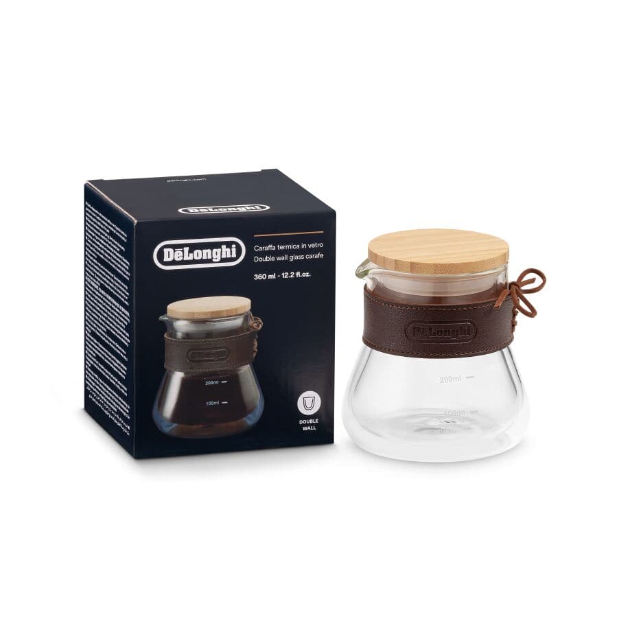 Jarra de vidrio De'Longhi de doble pared 360 ml DLSC077