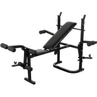 Banco de Musculación con Barras y Mancuernas 30,5 Kg