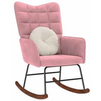 Silla Mecedora de Terciopelo