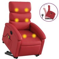 Sillón Reclinable De Masaje En Cuero Artificial