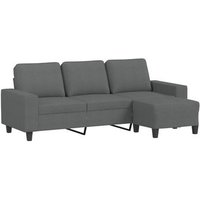 Sofá de 3 plazas con taburete Cfw244450