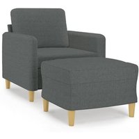 Sillón de salón con taburete T